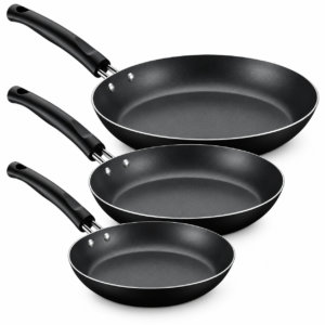 Non-Stick Frying Pan Set – 3 Pieces